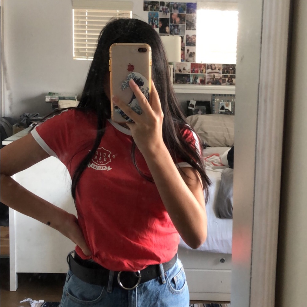 Red Forever 21 Cute Top